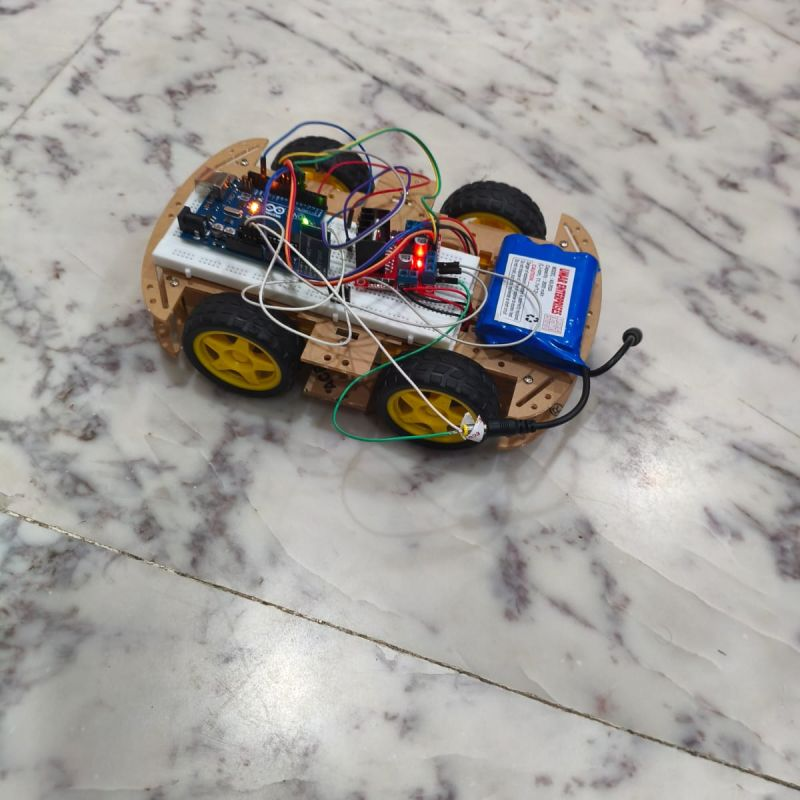 Eye Controlled Robot Car Hardware Prototype
